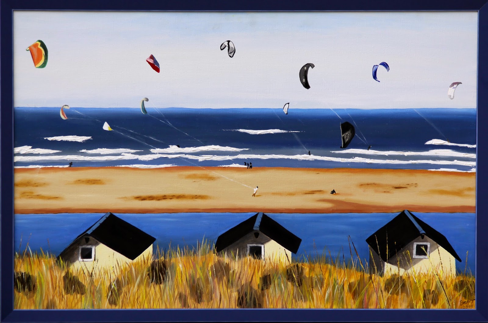 Zeeland por los ojos de Celia · 100 × 70 cm · Óleo sobre lienzo