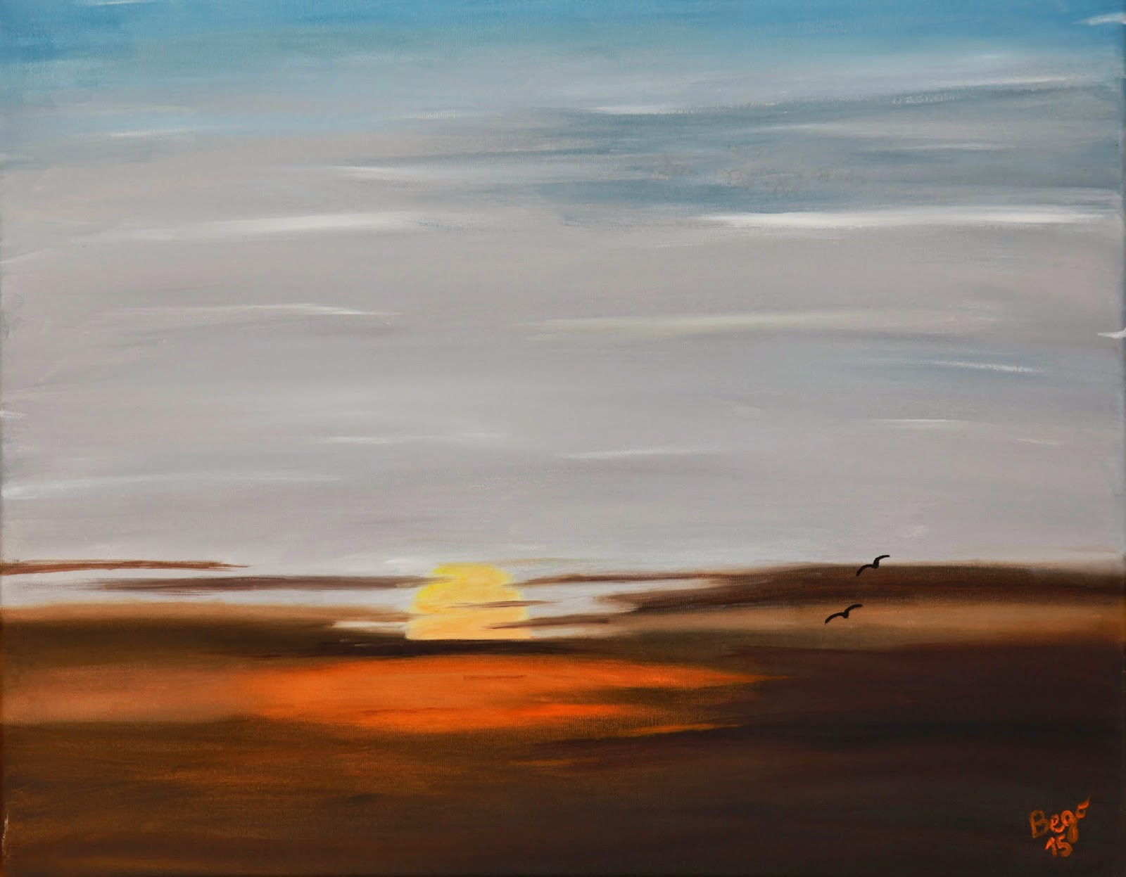 Game of Sun · 40 × 30 cm · Óleo sobre lienzo