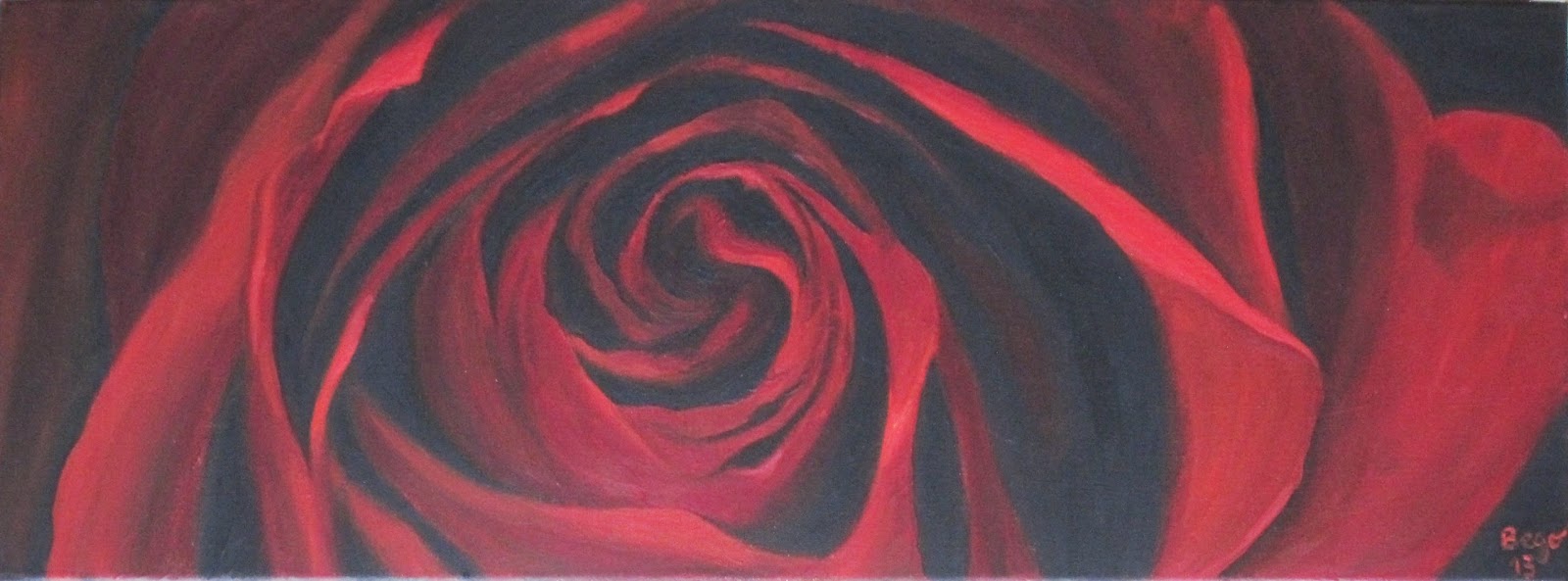 Siempre · 80 × 30 cm · Óleo sobre lienzo