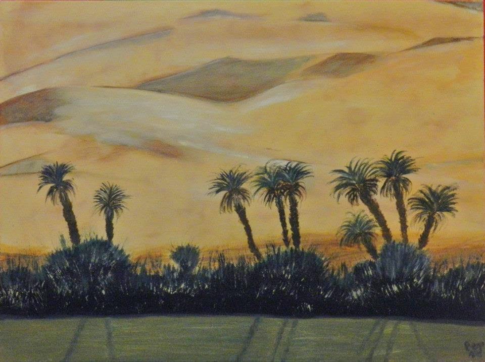 Une vision, un rêve · 80 × 60 cm · Óleo sobre lienzo