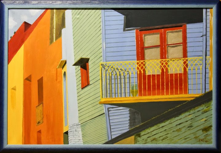 Boca Buenos Aires · 90 × 60 cm · Óleo sobre lienzo
